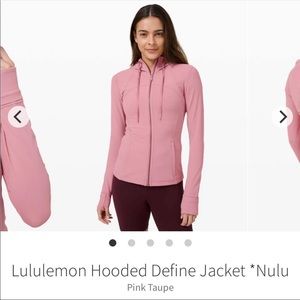 Lululemon Hooded define jacket - Nulu